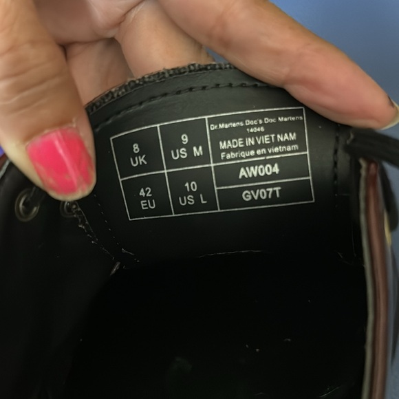 Dr Martens 1461 Cherry Red Smooth Leather Oxford Shoes - Picture 15 of 15